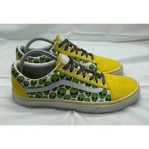 Vans | Shoes | Vans Alien Ufo Skate Shoes Yellow Lace Up Low
